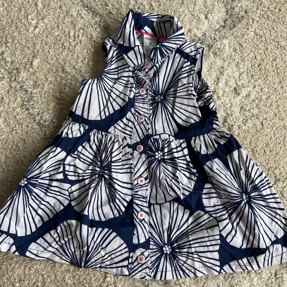 Button Up Collared Dress - Picture 2 of 2